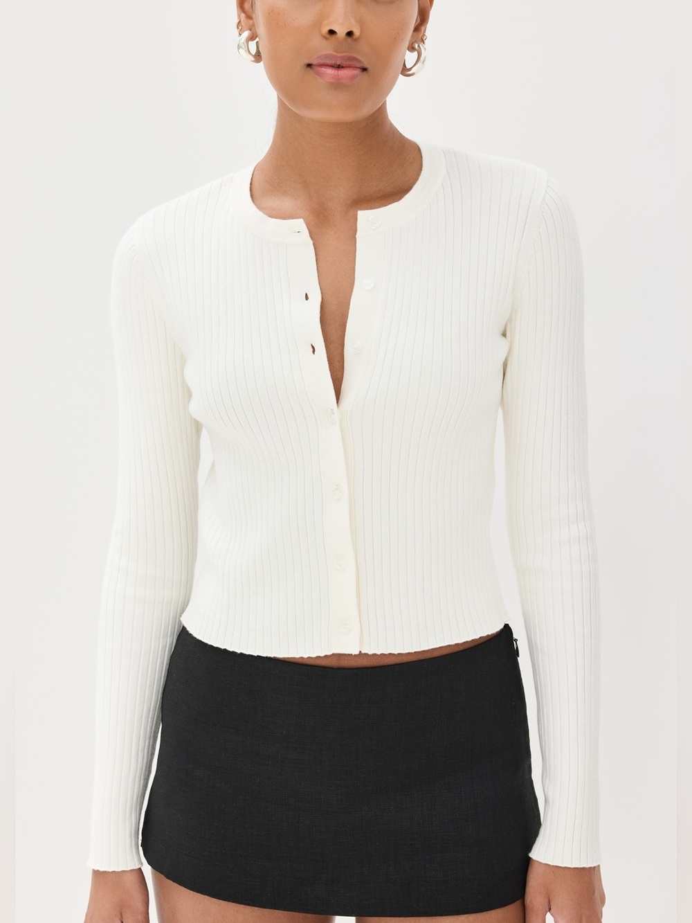 Reformation Joanne Cotton Cardigan size XS